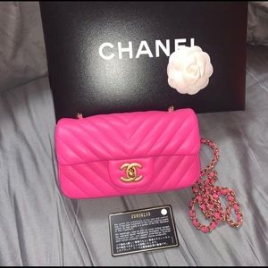 New Rare Chanel Extra Mini Rectangular Bag